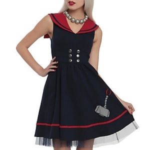 Thor Pin Up Sailor Dress Marvel Her Universe